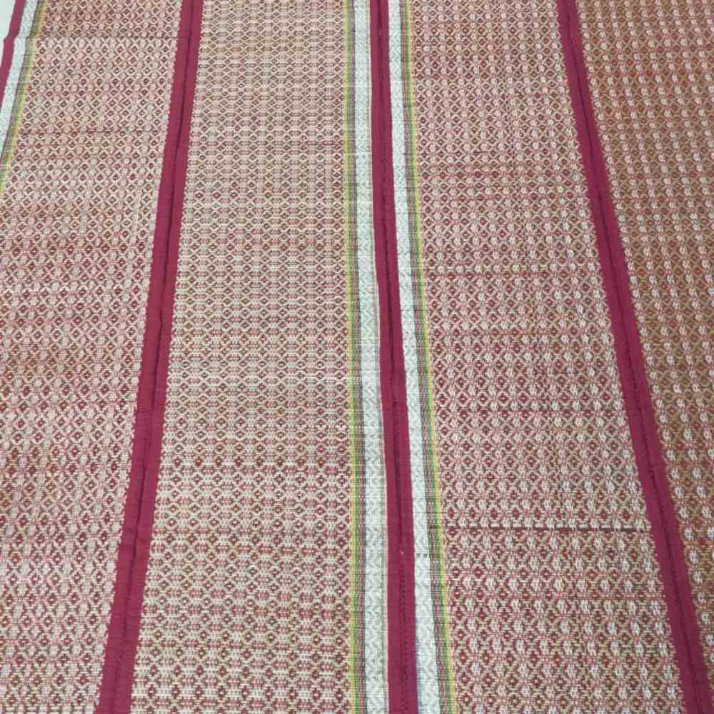 Tussar Saree with Madhubani Bride, Doli, and Kaahar Painting